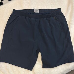 Caliville Navy Elastic Shorts